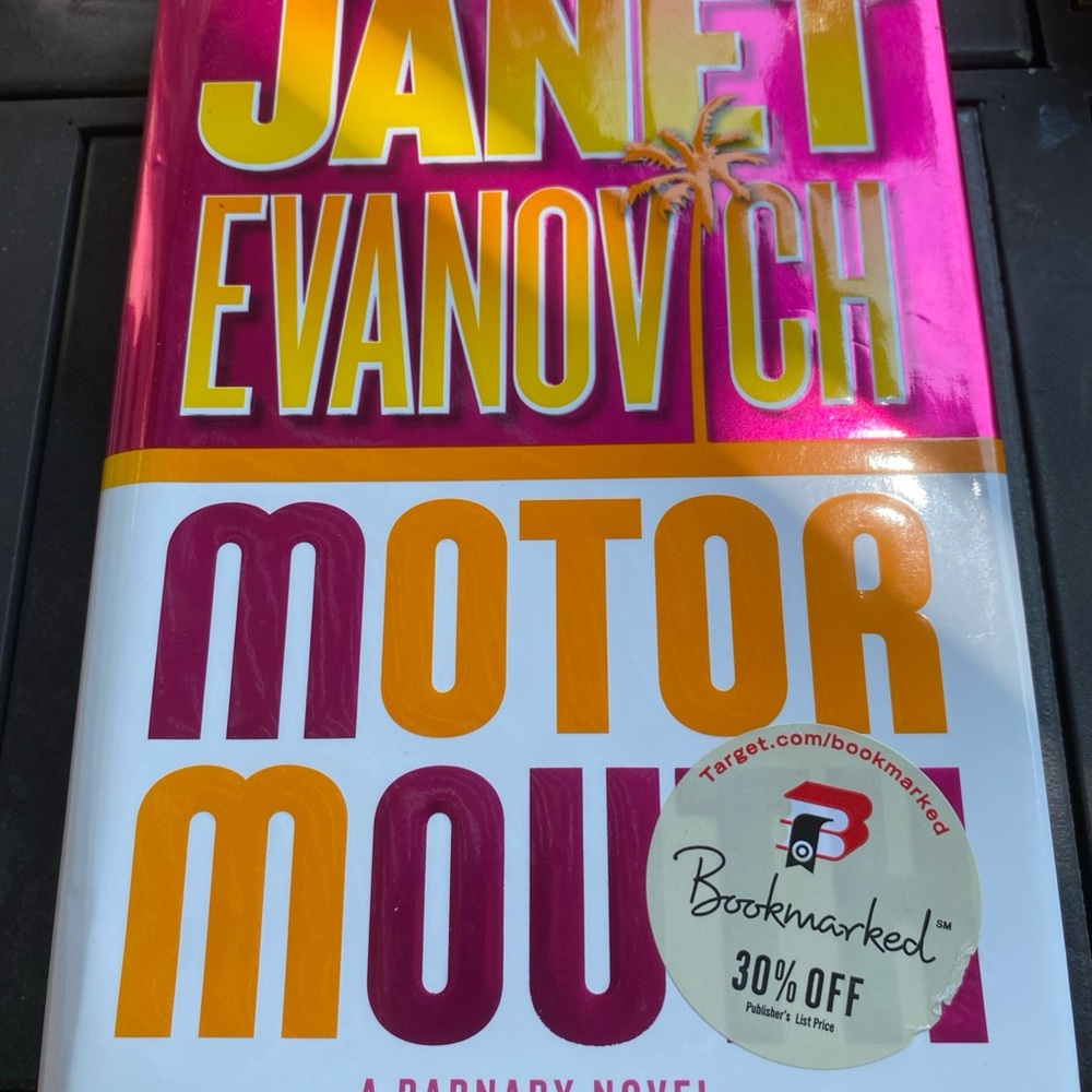 'Motor Mouth' Hardcover Book - Pink and Orange